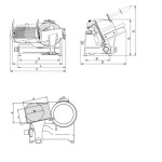 Αλλαντομηχανή Λεπίδα 250mm SMART 250 SRM-SMART 250